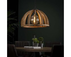 DH Interior Hanglamp Mangohout Madri 1-lichts 1-lichts - Hout - Landelijk