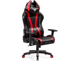 DIABLO CHAIRS - Draai gamingstoel - Diablo X-Horn 2.0 King Size - ergonomisch zitten - Zwart / Rood