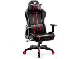 DIABLO CHAIRS - Gaming stoel X.One 2.0 - Bureaustoel verstelbaar - King size - Zwart / Rood