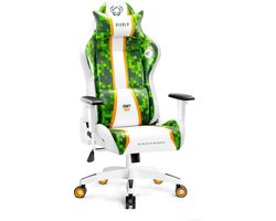 DIABLO CHAIRS - Kleine Gaming Stoel Voor Spelers - ergonomisch ontwerp voor lange speelsessies - Gaming Stoel - Groene Craft
