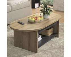 Diagone - Salontafel - Bruin - 110x55x39 cm