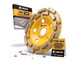 Diamant Slijp Pan - 125 x 22.2 mm - Voor Beton en Pleister