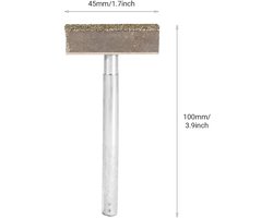 Diamanten Slijpschijf Dressoir - Slijpsteen Correctie Gereedschap - Slijpmachine Onderhoud - Gekartelde Handgreep Veilige Grip - 8.5 cm Diameter