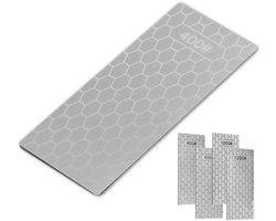 Diamantslijpsteen - Rechthoekige Slijpsteen - Slijpsteen voor Messen - Keukengereedschap - Duurzaam - 400 Grit