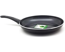 Diamond Keramische Koekenpan 20 cm - Inductie en Vaatwasmachinebestendig - Gezonde Antiaanbaklaag - Soft Grip - GreenChef