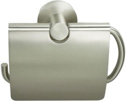 Diamond Line Rondo - WC Rolhouder - 15x11.6cm - Hangend - Messing - RVS Look