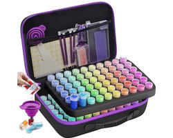 Diamond Painting Accessoires Pakket - met opbergdoos 120 sleuven- Diamond Painting Accesoires Volwassenen kind