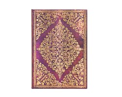 Diamond Rosette- Viola (Diamond Rosette) Midi Lined Hardcover Journal