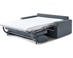 "Diana" express omvormbare stoffen bank - 140 cm bed - 3 plaatsen - Grijs