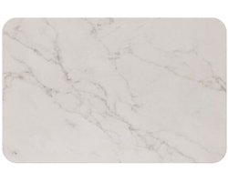 Diatomiet Badmat - Sneldrogende Badkamer Mat - Antislip Steen Badmat - Absorberende Douchemat - Duurzame Diatomite Bath Mat - 60 x 39 cm - Wit