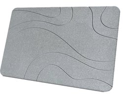 Diatoom Steen Badmat - Natuurlijk Sneldrogend - Hygiënisch - Anti Schimmel en Stijlvol 60x40cm
