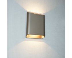 Diaz Wandlamp LED groot champagne 2700k dimbaar - Modern - Artdelight