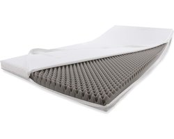 Dibapur® OTTO: koudschuimmatras rolmatras matrasverhoging topper matrasversterking massage (160 x 200 cm)
