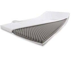 Dibapur® OTTO: koudschuimmatras rolmatras matrasverhoging topper matrasversterking massage (70 x 190 cm)