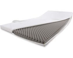 Dibapur® OTTO: koudschuimmatras rolmatras matrasverhoging topper matrasversterking massage (70 x 190 cm)