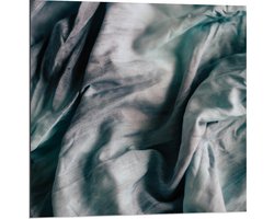 Dibond - Dekbed - 80x80cm Foto op Aluminium (Wanddecoratie van metaal)