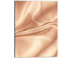 Dibond - Roze Satijnen Laken - 30x40cm Foto op Aluminium (Wanddecoratie van metaal)