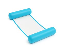 Dicadore - Waterhangmat - Luchtbed Zwembad - Luchtmatras opblaasbaar - Licht Blauw - Zwembad/Strand - Waterspeelgoed - Vakantie