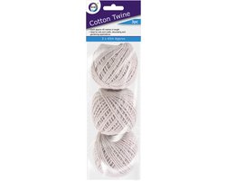 DID Touw bolletjes - 3x st - 45 meter per rol - huishoud/hobby touw - Klussen/Tuin/Huis