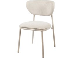 Didi eetkamerstoel - beige onderstel - Gear - Shell 196 - Unique Collection