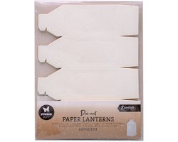 Die-cut paper lanterns Reindeer - Essentials nr. 52