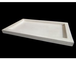 Dienblad 15x25cm Wit