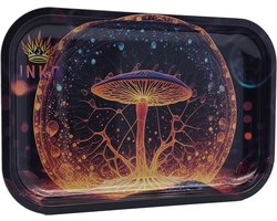 Dienblad | 29x19cm | Psychedelic Serie | Magic Mushroom 1 | Sigaretten Dienblad | JNKO