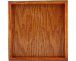 Dienblad 60x60 Houten massief handgemaakt decoratief theeblad - Ontbijt diner - 20 x 20 cm dienblad 60x60