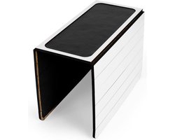 Dienblad Armleuning | Antislip Flexibele Houten Dienblad met Mobiele Telefoonhouder - Opvouwbaar Bank en Stoel Dienblad - Armsteun voor Afstandsbedieningen en Snacks.
