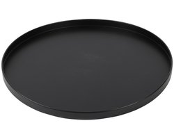 Dienblad Barina | Zwart | XLarge | Metaal | Rond | Ø56 x 3H