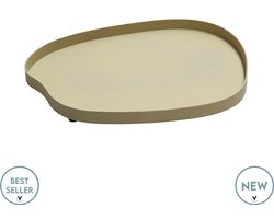 Dienblad Bariri | Small | Beige | Fijn structuur | L35 x B30 x H2 cm