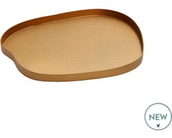 Dienblad Bariri |Small | Goud - Gold | L35 x B30 x H2 cm