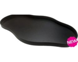 Dienblad Bauru | Black - Zwart | Gepoedercoat staal | L44 x B25 x H2 cm