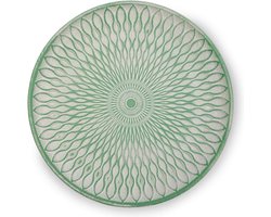 Dienblad, decoratieve schaal met versieringen, moderne tafeldecoratie voor de woning