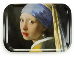 Dienblad, groot, Vermeer, Meisje met de Parel, 37.5 x 26.5 cm
