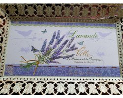Dienblad lavendel