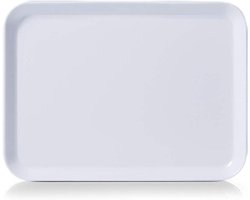 Dienblad melamine - Wit - 24 x 18 cm