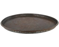 Dienblad metaal vintage Ø55cm