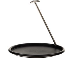 Dienblad – Plateau - Uniek dienblad - Dienblad rond – Plateau dienblad - Dienblad zwart – Dienbladen – Dienblad antislip – Serveerschalen – Balance tray – Zelf balancerend – Eenhandig