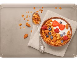 Dienblad Power Bowl - Grijs - Kunststof - 42 x 31 cm - Eten