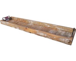 Dienblad rechthoek hout – presenteerblad 98 cm | GerichteKeuze