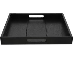 Dienblad S zwart 30x30x3,5cm