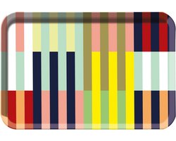 Dienblad - Serveerplateau - Eten serveren - Buitengewoon kleurrijk design - 45 x 30 cm - Multicolor