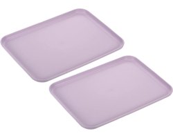 Dienblad - Serveerschaal - Eten Dragen - Antislip Oppervlak - 30x22 cm - Paars