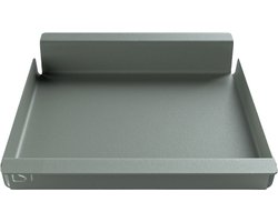 Dienblad Small | Koffietafel Dienblad | Mos Groen | Industrieel | Metaal | Aluminium | Vierkant | Design | Flip Tray | Hittebestendig | Gepoedercoat | 34 × 28 × 5 cm