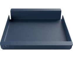 Dienblad Small | Koffietafel Dienblad | Violet Blauw | Klein | Industrieel | Metaal | Aluminium | Vierkant | Design | Flip Tray | Hittebestendig | Gepoedercoat | 34 × 28 × 5 cm