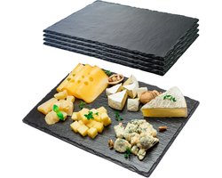 Dienblad Steen Rechthoekige 30x20cm 4 stuks - Serveer Plateau - Serveerplateau