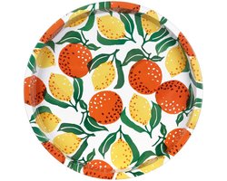 Dienblad - Tray - Lemons and Oranges - Emma Bridgewater - Rond dienblad