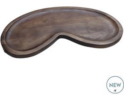 Dienblad Villeta | Medium | Bruin | Walnoot hout | L67,5 x B36 x H2 cm