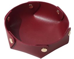 Dienbladen Decoratief dienblad Rond dienblad Decoratie voor thuis Klein dienblad Leeg vakje Leeg vakje Ontwerp beker Decoratief leeg vakje Man, rood-26cm